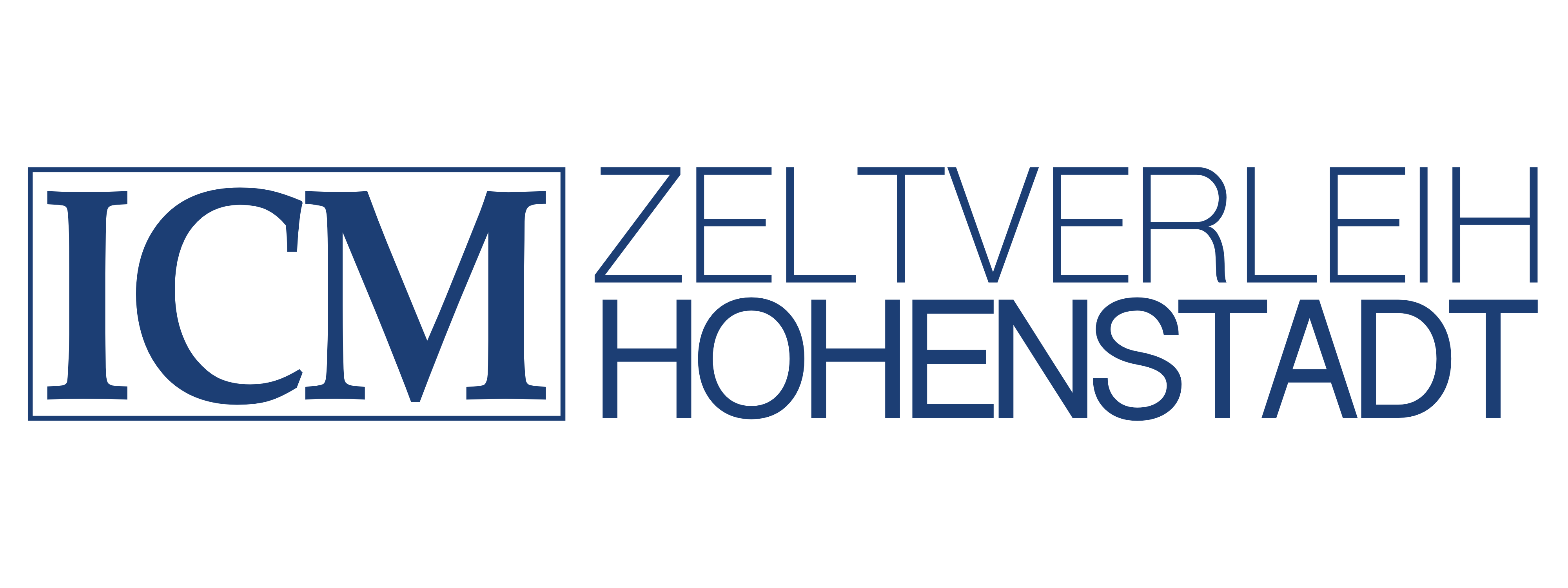 Logo_ICM_blau ICM Zeltverleih Hohenstadt Logo